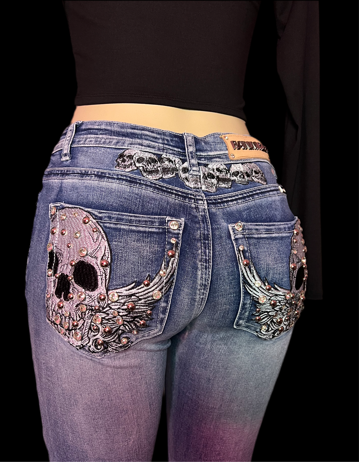 Skull Tramp Stamp Jeans